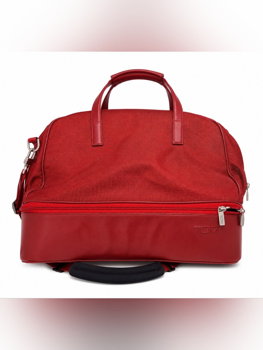 TUMI Red Travel Duffel Bag